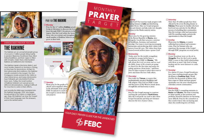 Monthly Prayer Target